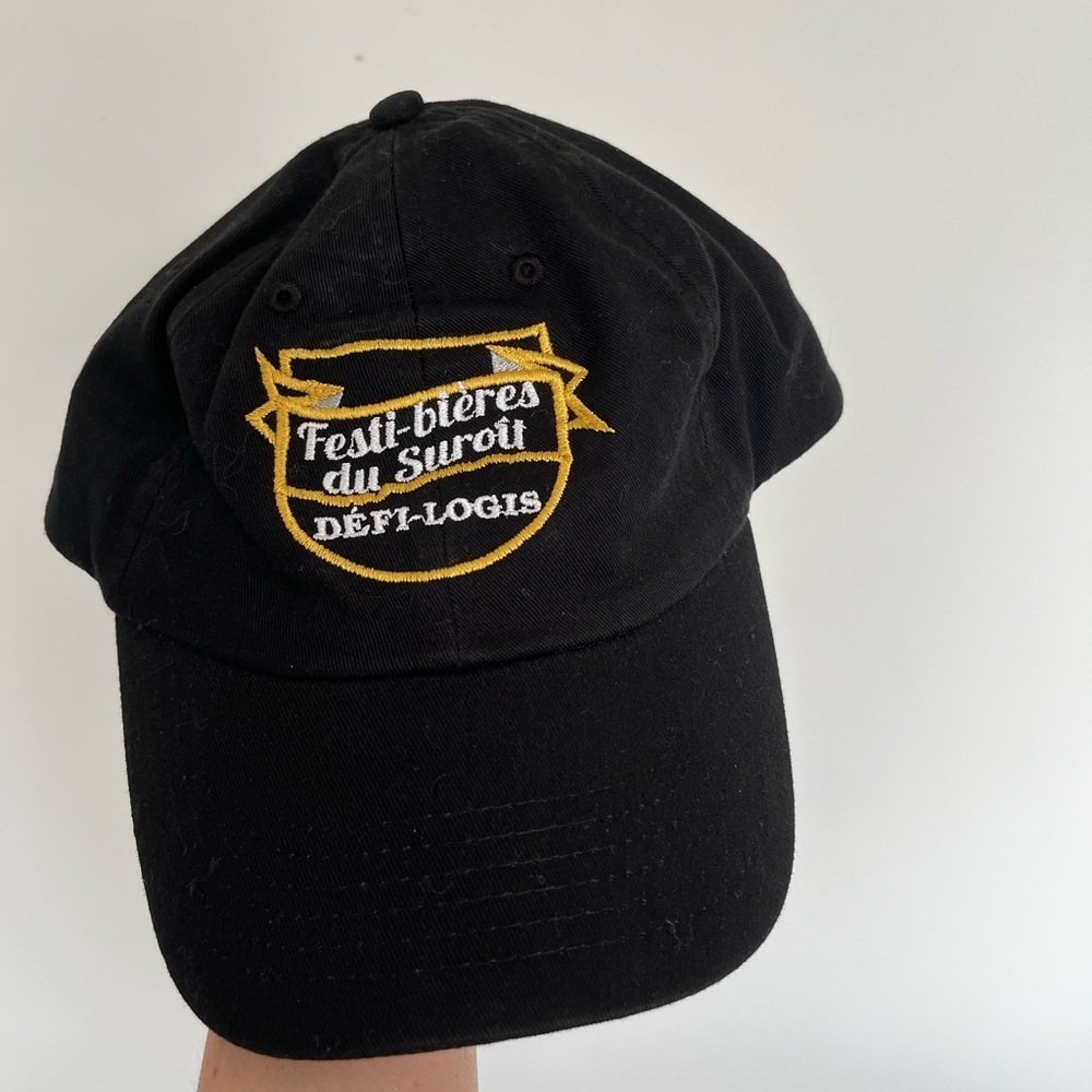FREE with any purchase- Black Cap with Gold Embroidery Festi-Biere hat